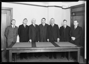 Group of men, Beet Insurance Co., Southern California, 1930