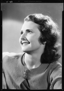 Portrait of Jane Jackie, Southern California, 1933