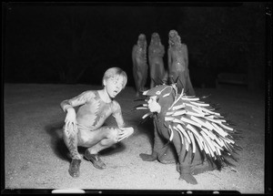 Rehearsal photos, candid, etc., Southern California, 1934