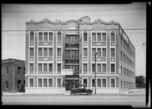 Neft Apartments on Exposition Boulevard, Southern California, 1925