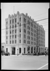 New Glendale branch, Los Angeles First National Bank, Southern California, 1928