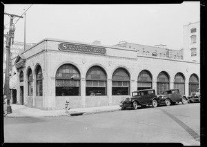 Interiors and exteriors, Security-First National Bank, Los Angeles, CA, 1929