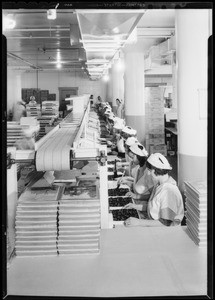 Chocolate department and stick candy department, General Food Products, Southern California, 1933