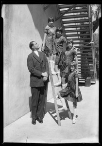 "If I Were Rich" players (quintuplets), Southern California, 1927