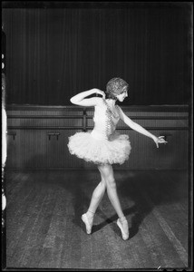 Kiddie ballet class, Southern California, 1930