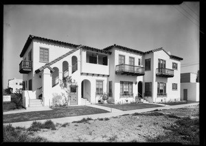 Duplex and apartment houses, Southern California, 1931