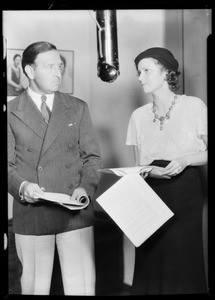 Broadcasting celebrities, Southern California, 1932