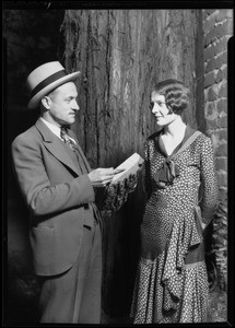 Publicity shots with Harvey, Los Angeles Investment Co., California land show, Southern California, 1930