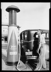 Purr-Pull pump, Southern California, 1931