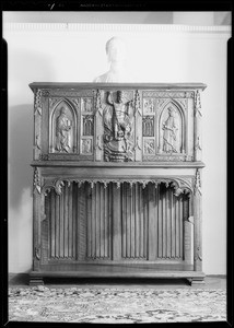 Pieces of dining room furniture, May Co., Southern California, 1931