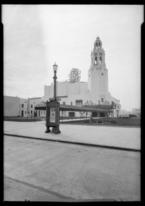 Theaters, synagogue and apartment buildings, Los Angeles, 1926