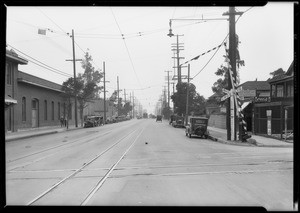 Railroad signals, Pacific Indemnity, Southern California, 1928