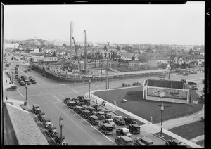 Pellissier Building progress, Los Angeles, CA, 1931