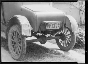 Ford coupe, Rex Transportation, 1934