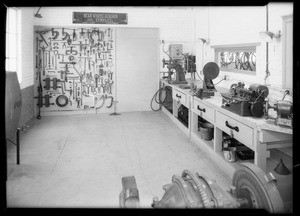 Service department, Modern Motors Co., Southern California, 1933