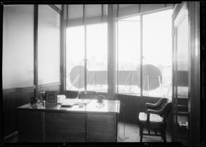 View of street from Mr. Tyner's office, Southern California, 1932