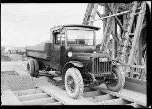 Lee Tire & Rubber Co., trucks taken in Hollywood, Southern California, 1925