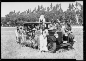 Packard & Indians at Riverside fair, Riverside, CA, 1926