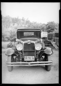 Mrs. Hagardy's Nash, Southern California, 1932