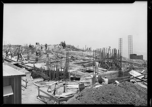 Progress at planetarium, Southern California, 1933