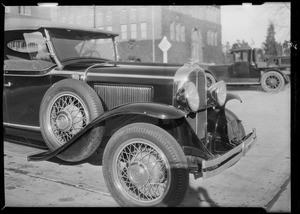 Pontiac, Universal Auto Insurance Co., Southern California, 1931