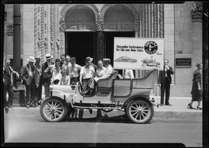 Old Cartercar 'streamlined', Southern California, 1934