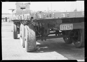 Belyea truck and trailer, Pacific Indemnity, Southern California, 1934