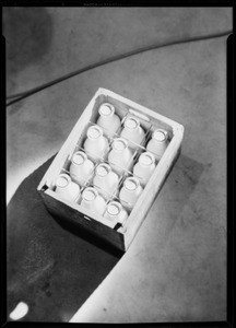 Box of milk, Southern California, 1931