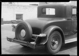 Packard coupe, Charles C. Holiday, assured, Southern California, 1934