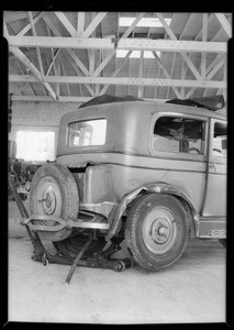 Nash sedan, Southern California, 1932