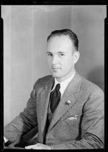 Portrait of Mr. Cooke, Southern California, 1933