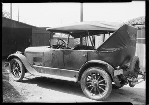 Studebaker claim #L40439, Southern California, 1926