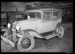 Ford sedan, Ellen Mitchell owner, Southern California, 1931