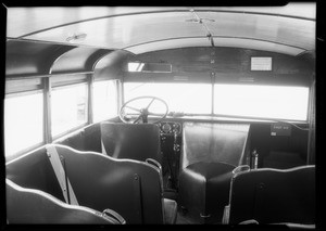 Ventura Union High School bus, Southern California, 1934