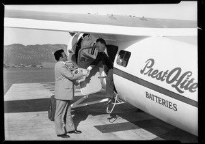 Prest-O-Lite plane at United Airport