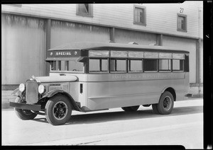 Bakersfield & Kern Electric Railway bus, Southern California, 1931