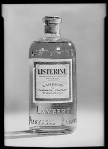 Bottle of Listerine, Southern California, 1931