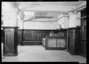 Basement of Fay building, man hurt fixing pipe, Commercial Casualty, Southern California, 1932