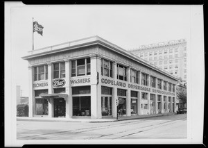 Retouched building, Thor Pacific Co., Southern California, 1931