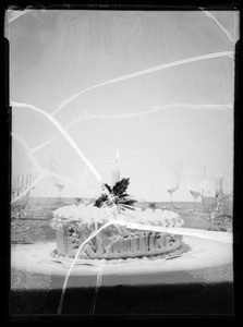 1st anniversary cake and candle, Southern California, 1935