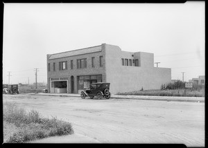 Store building on Melrose Avenue, Southern California, 1925