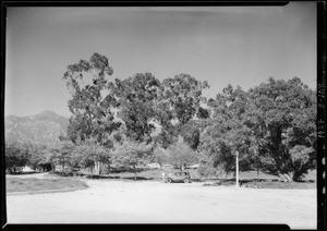 His lot at San Marino, CA, 1927