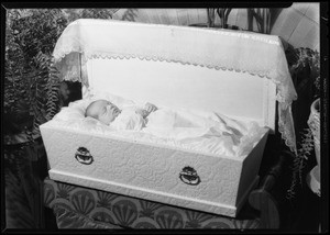 Baby, Robinson Mortuary, Southern California, 1931