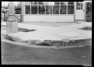 Dodge belonging to Pelton Motor, intersection Venice Boulevard & South Normandie Avenue, Southern California, 1931