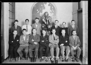 Student body executive committee, National Auto School, Southern California, 1930