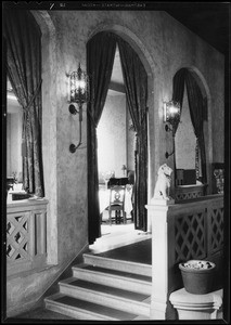 Interior views of Normandie Hotel, Southern California, 1932