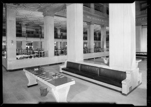 Interiors of main office, Pacific Southwest Bank, Southern California, 1926