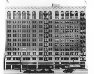 The Western Pacific Building at the southwest corner of Olympic Boulevard and Broadway