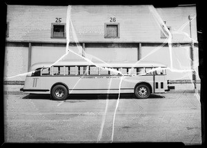 Alhambra City Schools bus, Southern California, 1936