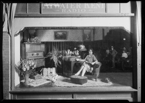 Atwater Kent Radio window, Southern California, 1927